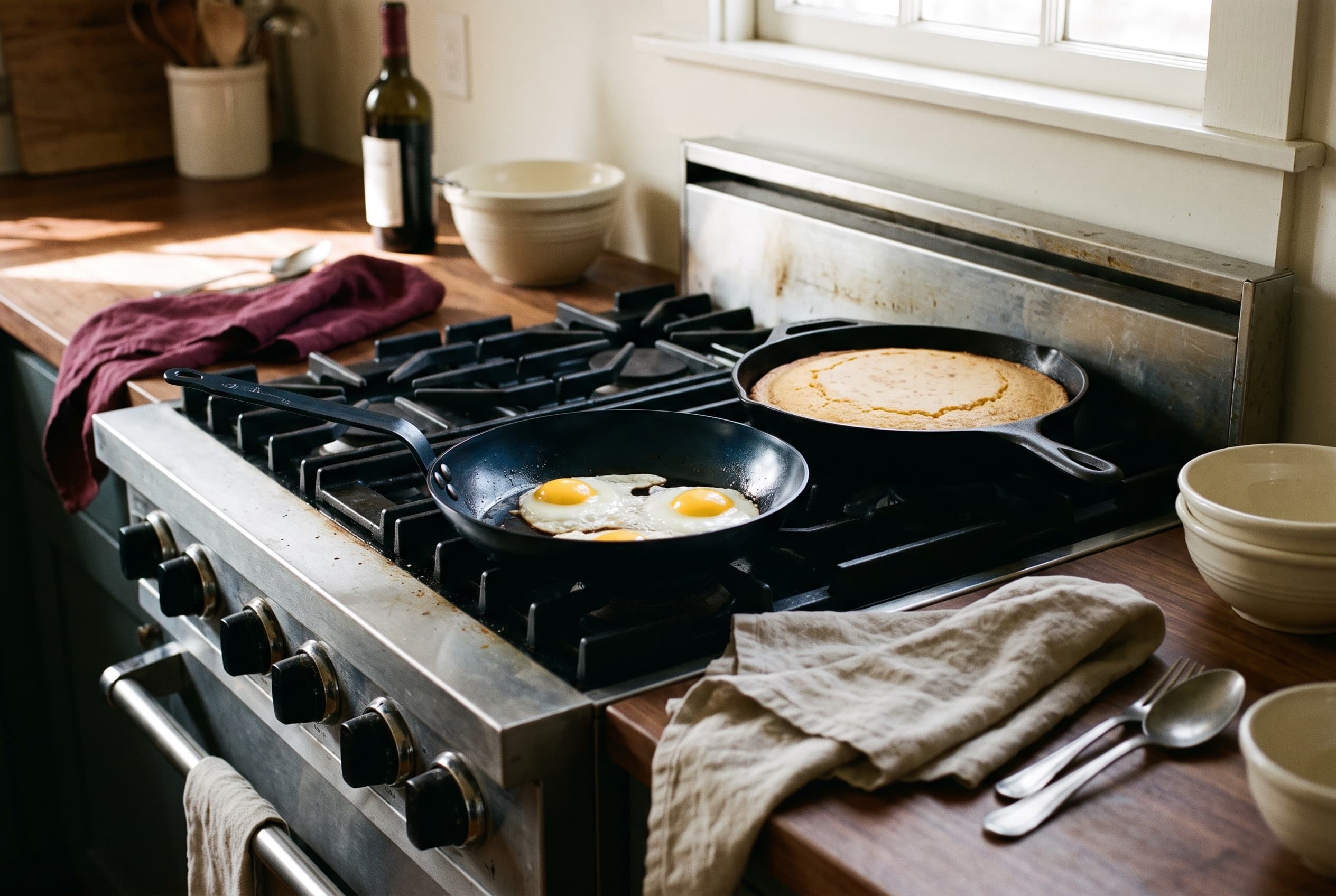 Carbon steel vs cast iron: which pan to buy