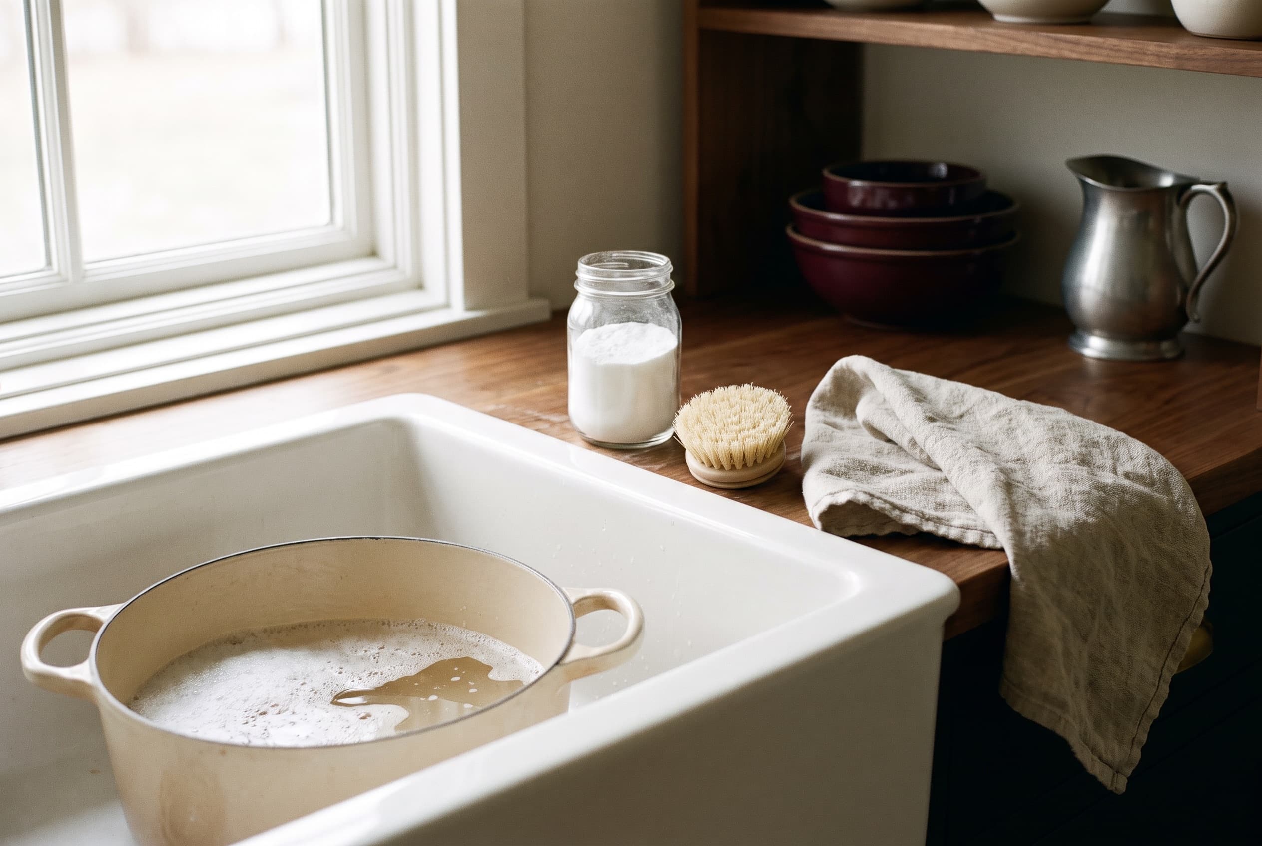 How to clean Le Creuset