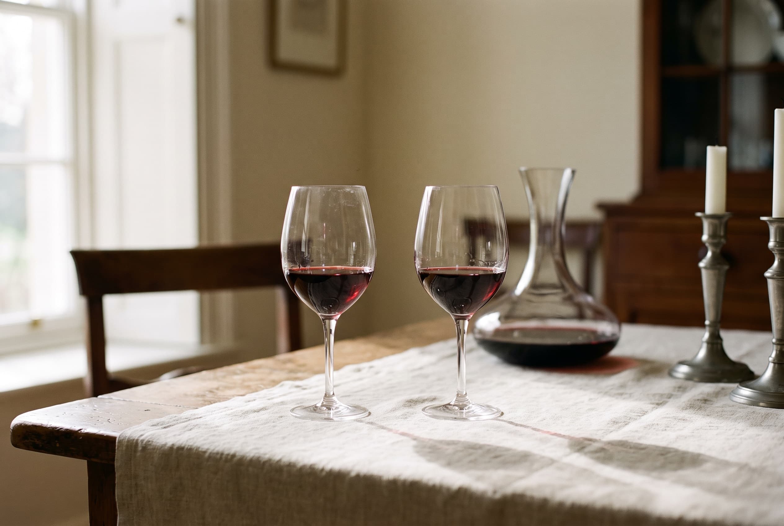 Riedel or Schott Zwiesel, for the glasses used every night