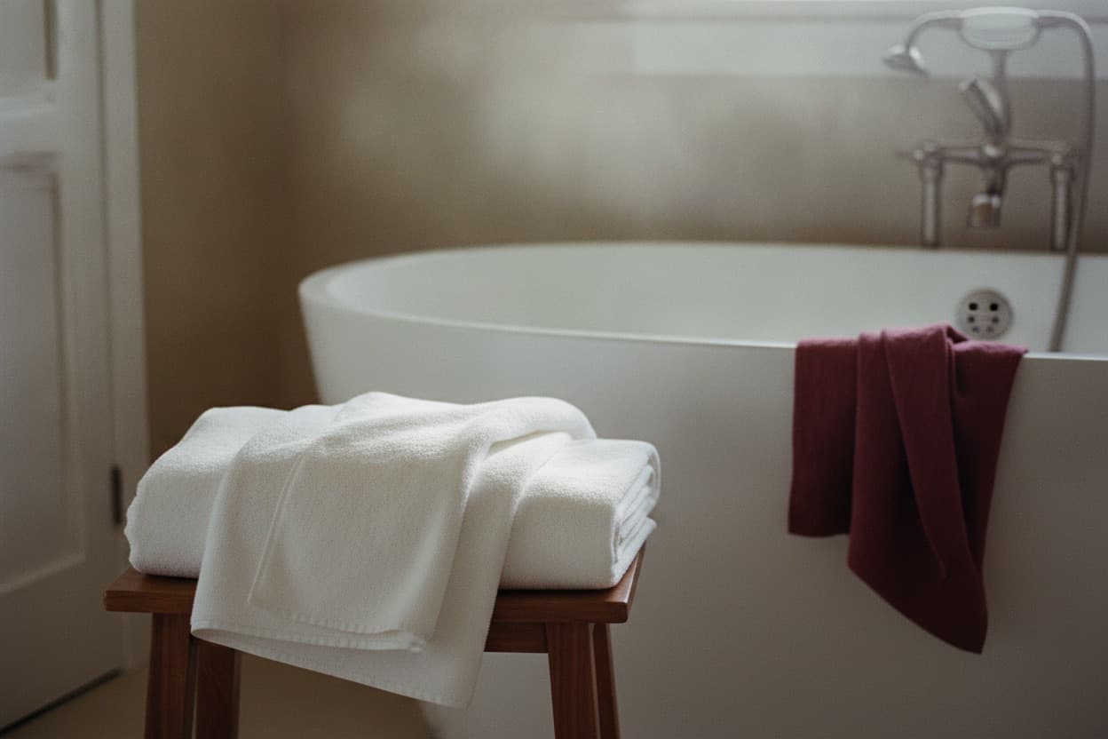 The bath sheet, and when it beats a bath towel