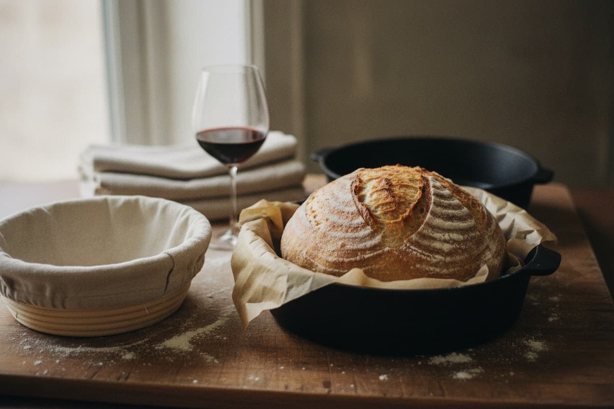 The Dutch oven for sourdough bread