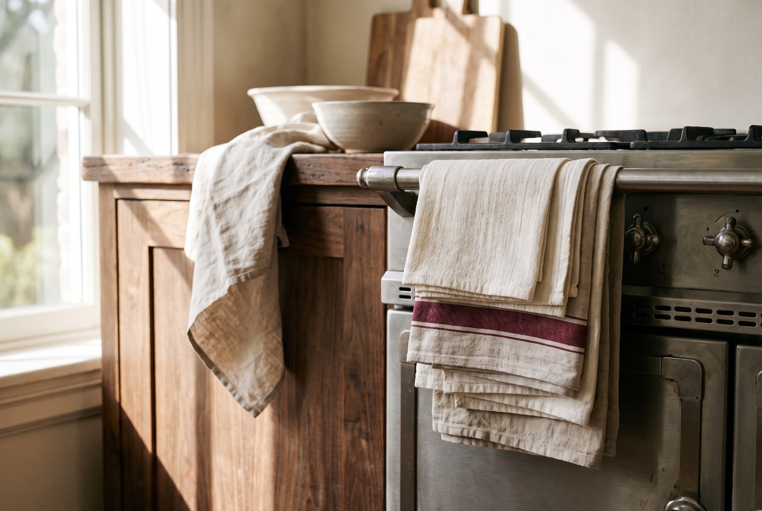 The kitchen towels for a well-run drawer