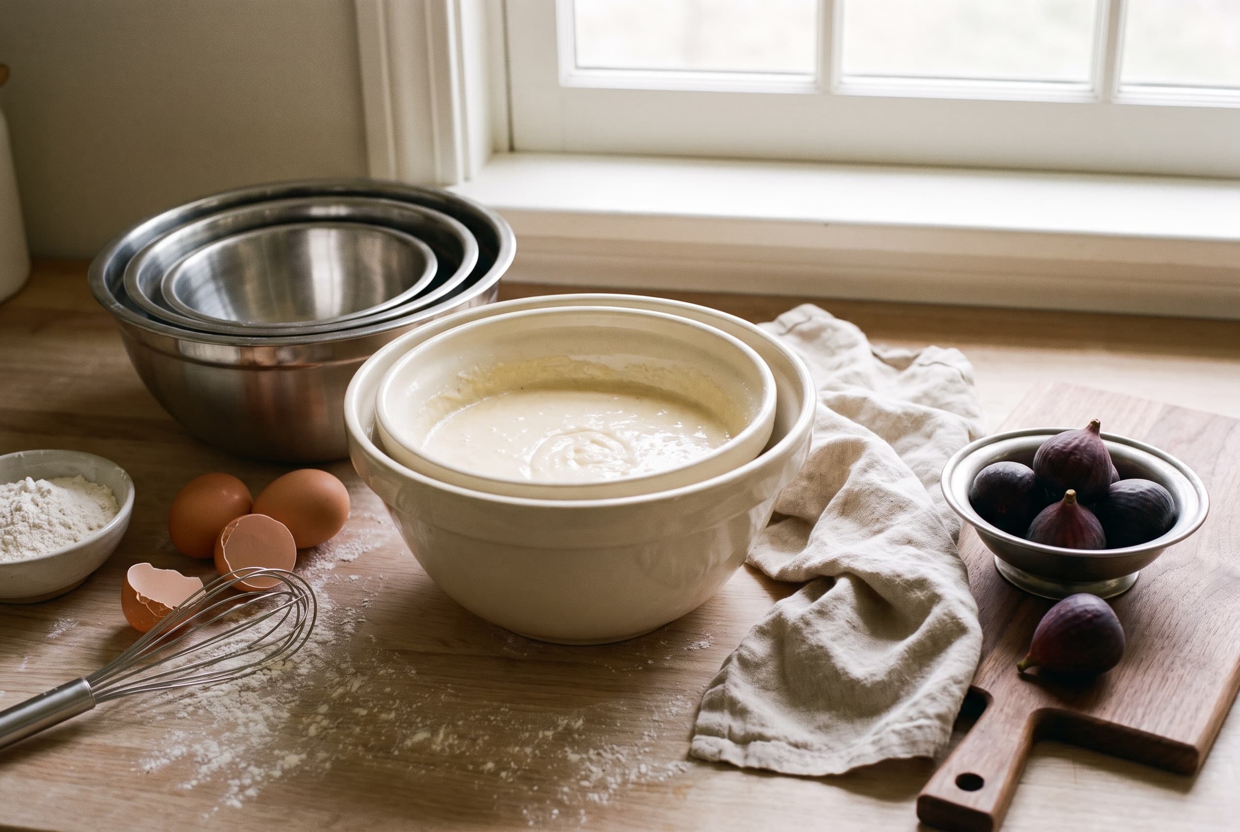 The mixing bowls a kitchen actually uses