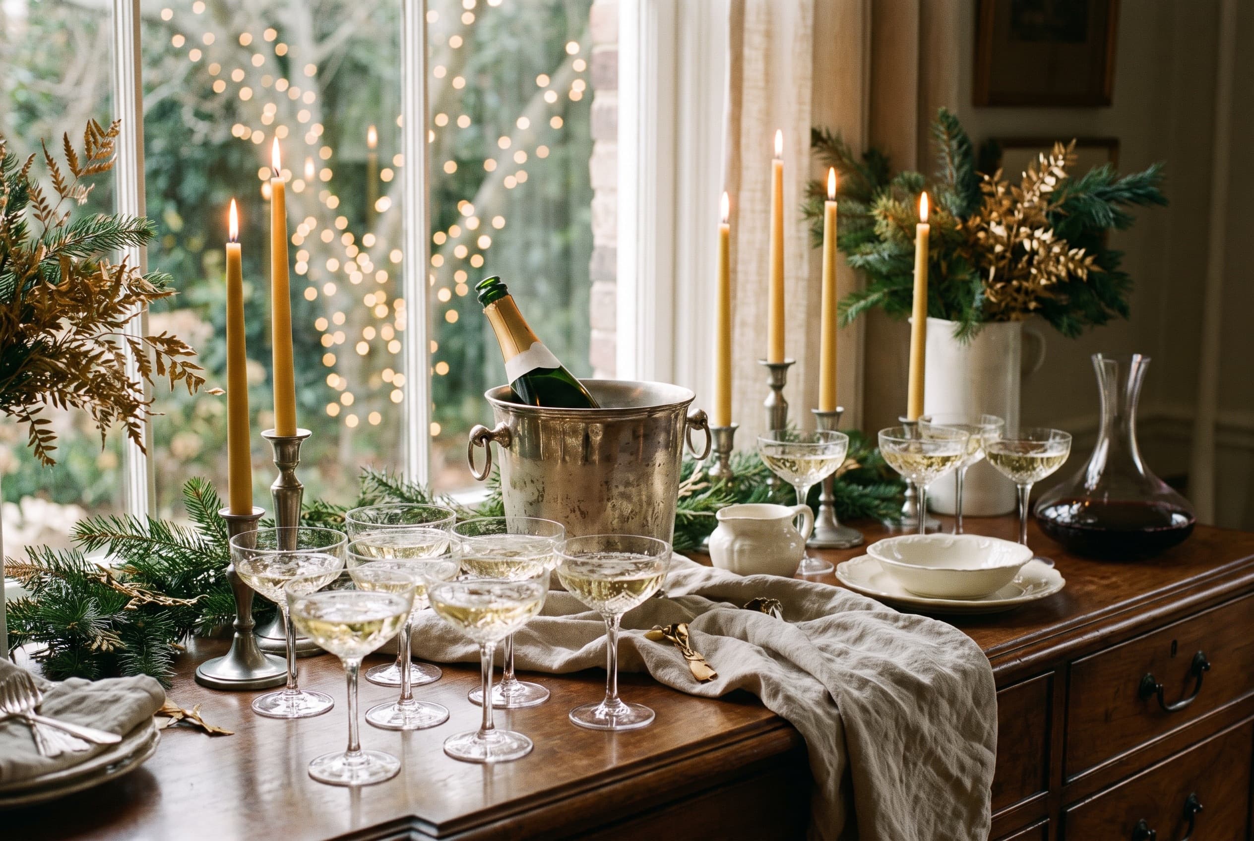 What to own to host New Year's Eve at home